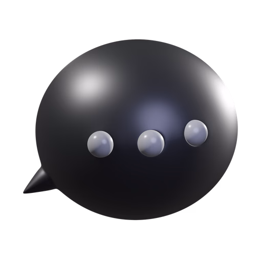 3D Chat Question Icon