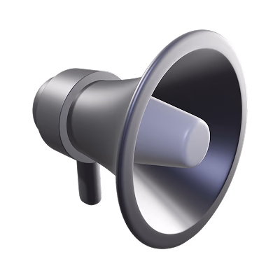 3D Megaphone
